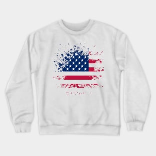 American Flag Crewneck Sweatshirt